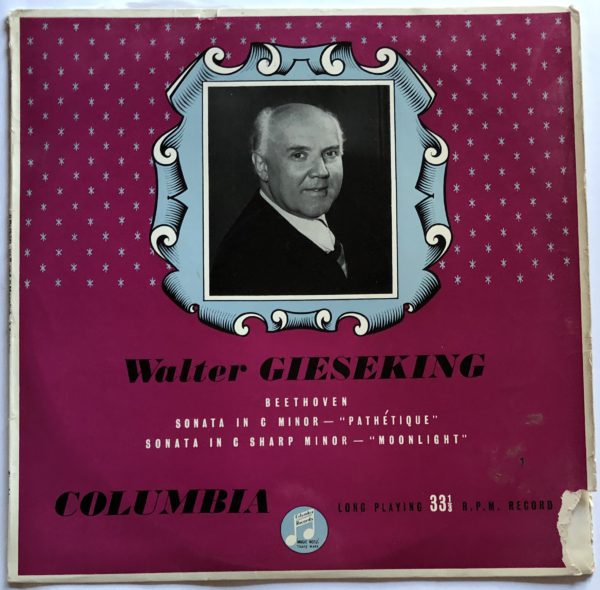 Ludwig van Beethoven, Walter Gieseking - Sonata In C Minor - Pathétique / Sonata In C Sharp Minor - Moonlight